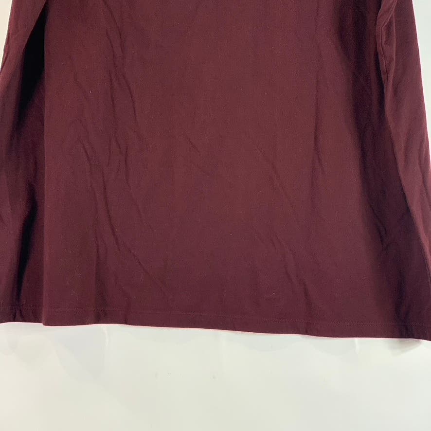 GOODFELLOW & CO Men's Burgundy Crewneck Standard-Fit Lyndale T-Shirt SZ 2XL