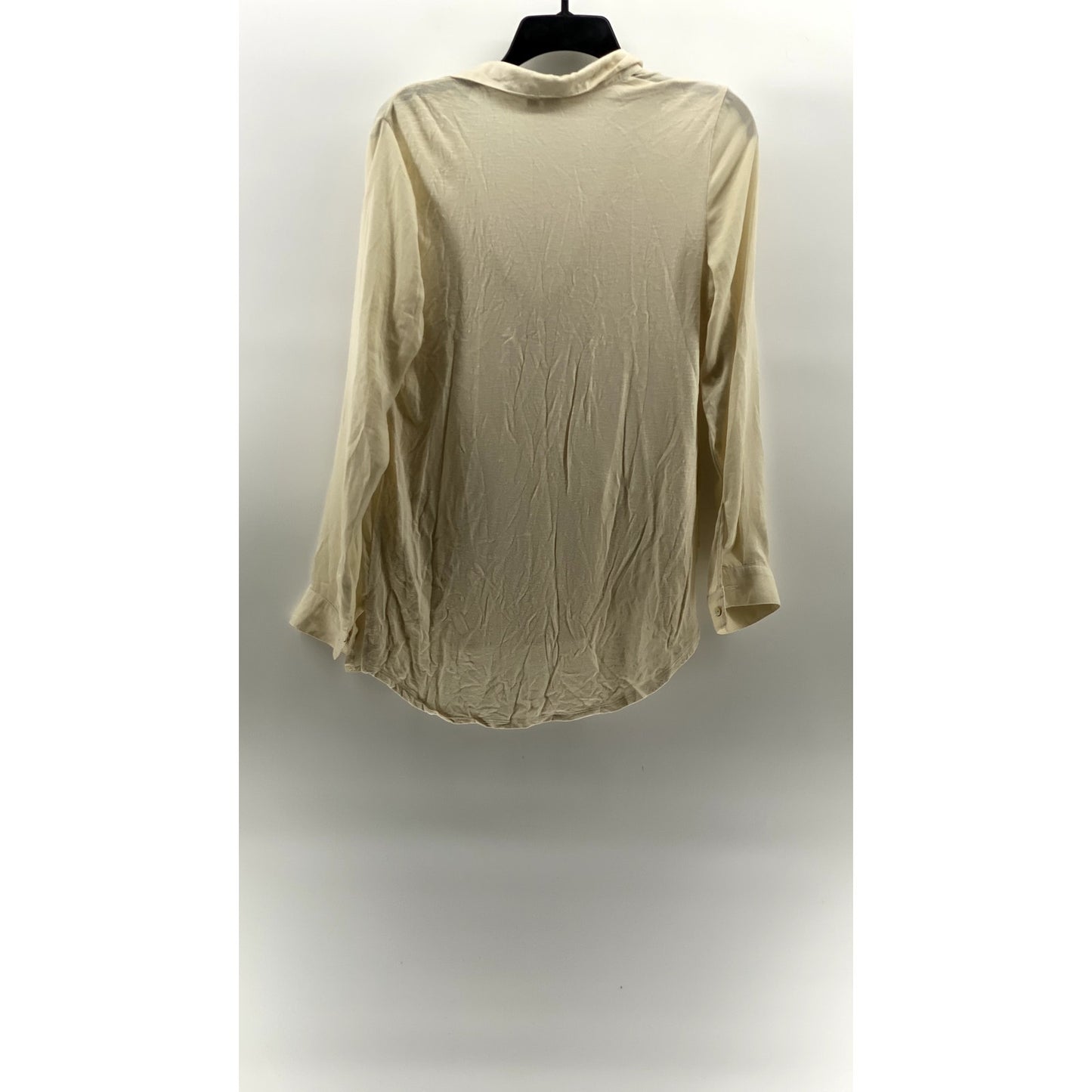 DOLAN LEFT COAST COLLECTION Women's Cream Half-Button Oversized Top SZ XS