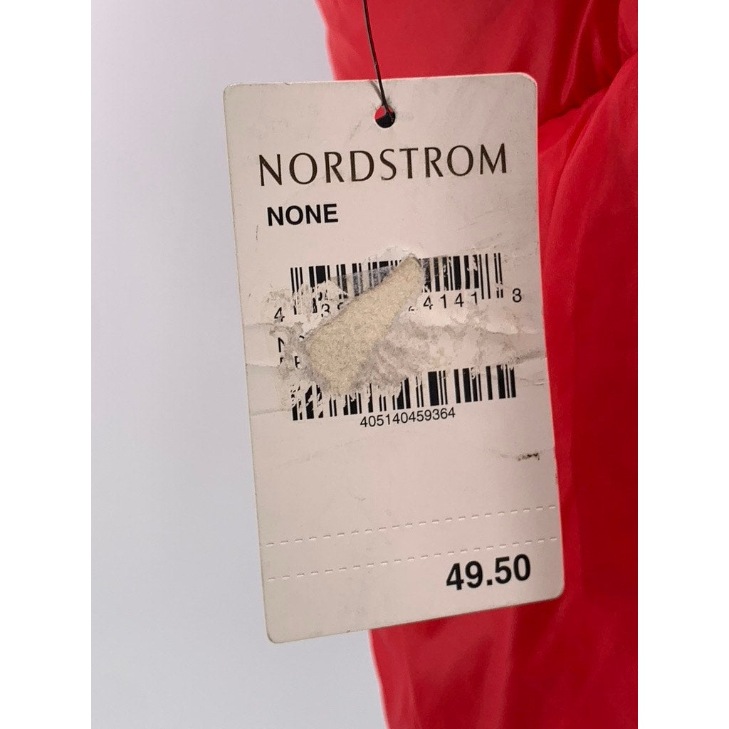 NORDSTROM Men's Red Puffer Pull-Through Scarf