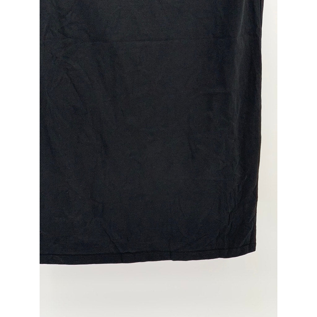 MNG Women's Black Crewneck Muscle Sleeve Dress SZ 4