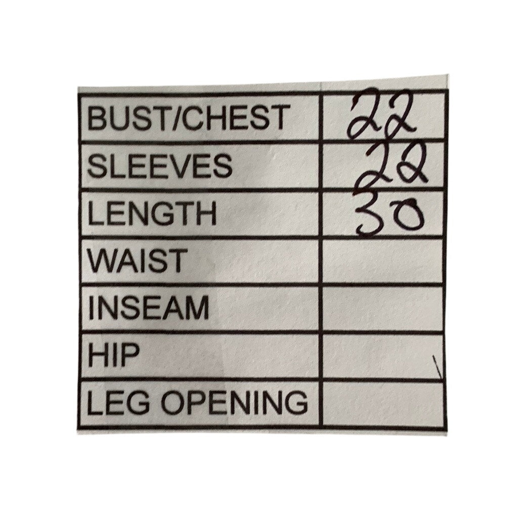 UNBRANDED Women's Brown-White Striped Button-Up Top SZ S