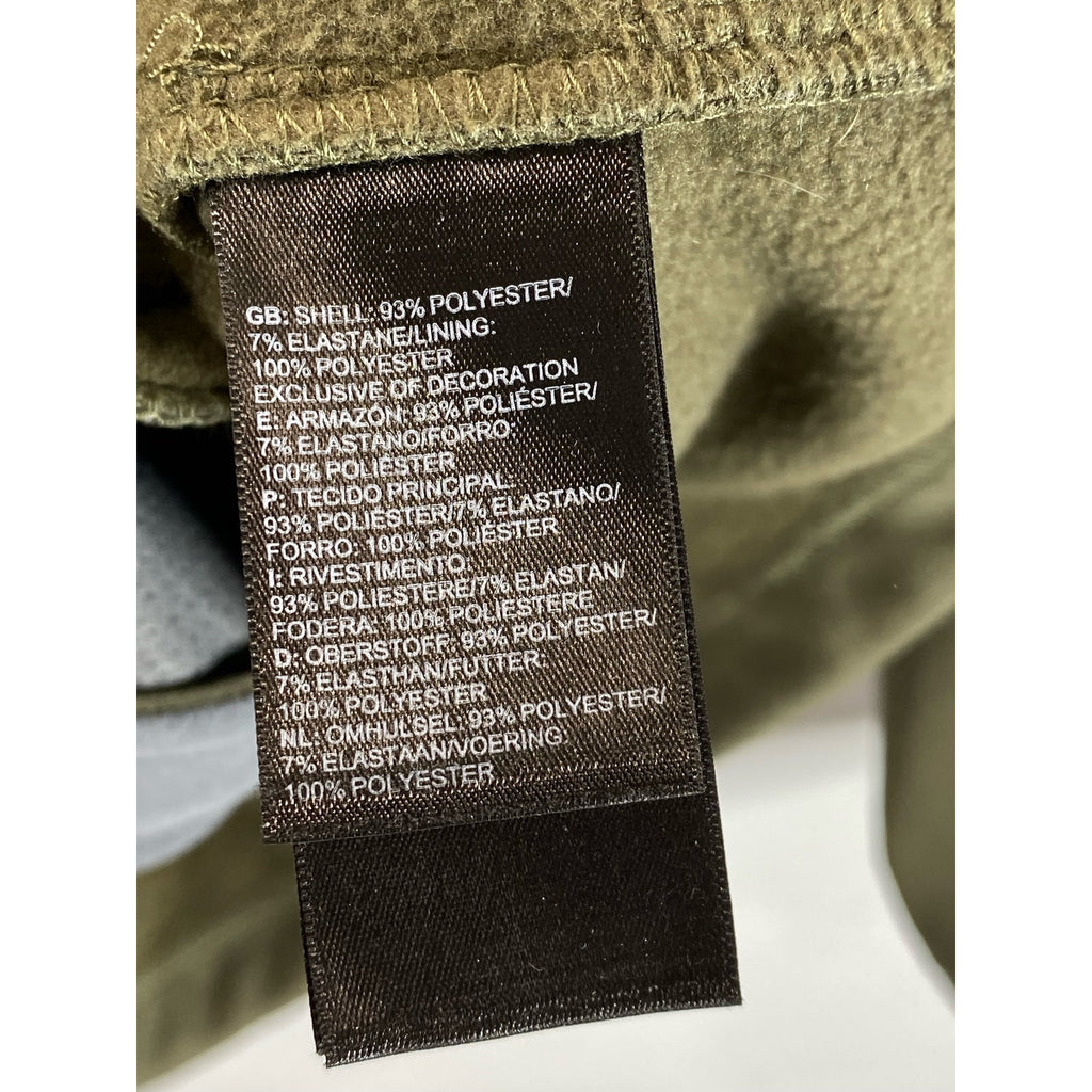 THE NORTH FACE Men's Olive Green Apex Bionic Soft Shell Zip-Up Jacket SZ 2XL