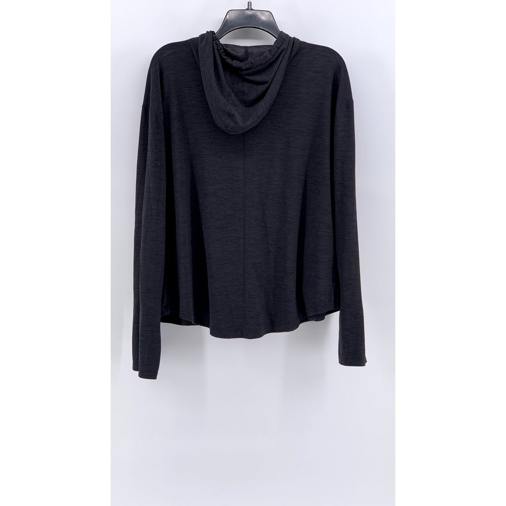 OLD NAVY Women's Black Active Long Sleeve Hooded Sweatshirt SZ XL