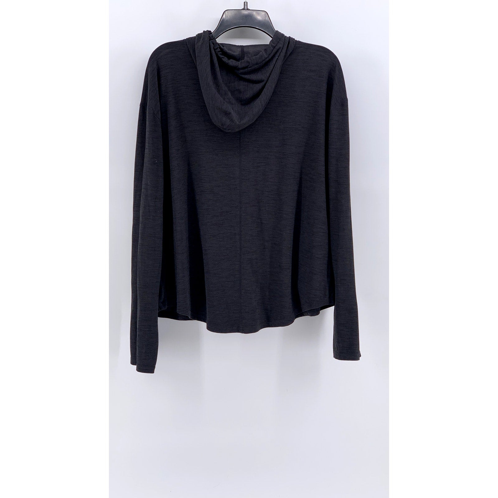OLD NAVY Women's Black Active Long Sleeve Hooded Sweatshirt SZ XL