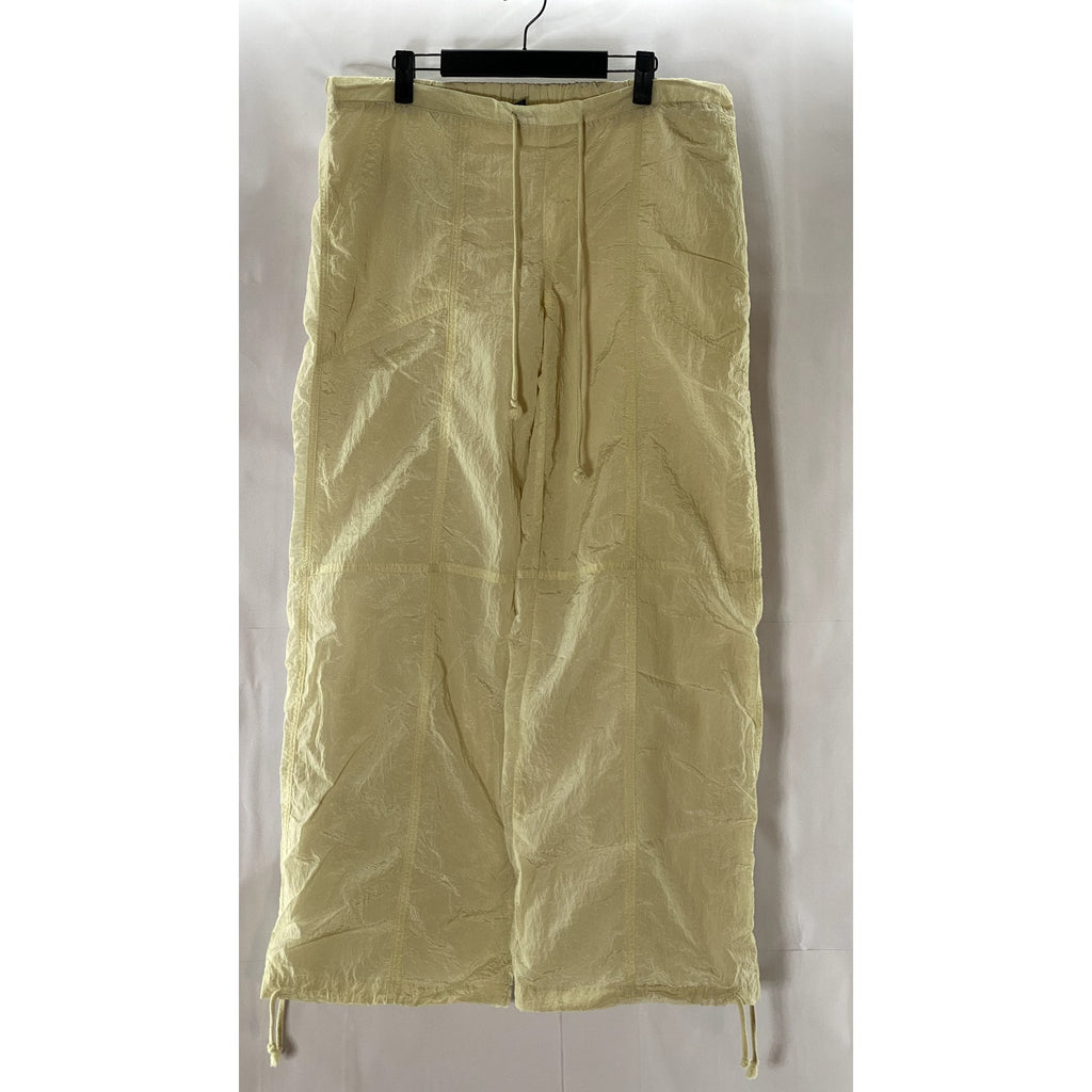 WILD FABLE Women's Tan Elasticized Drawstring Hem Pull-On Pants SZ M