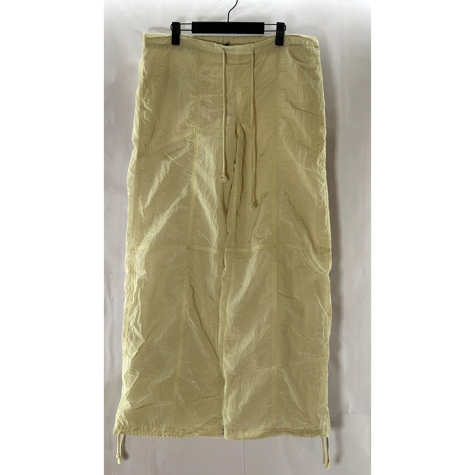 WILD FABLE Women's Tan Elasticized Drawstring Hem Pull-On Pants SZ M