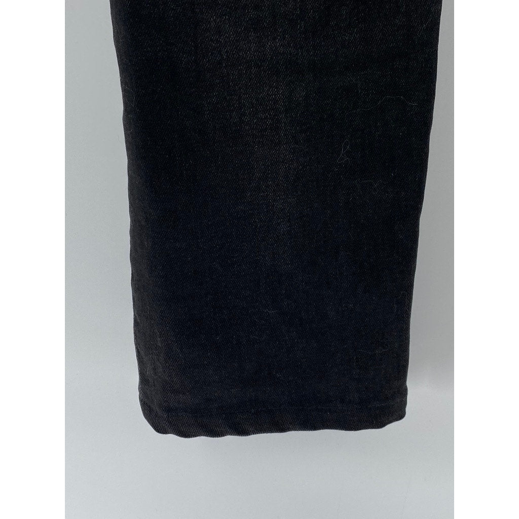 DL 1961 Men's Black Denim Distressed Hunter Skinny Jeans SZ 31X32