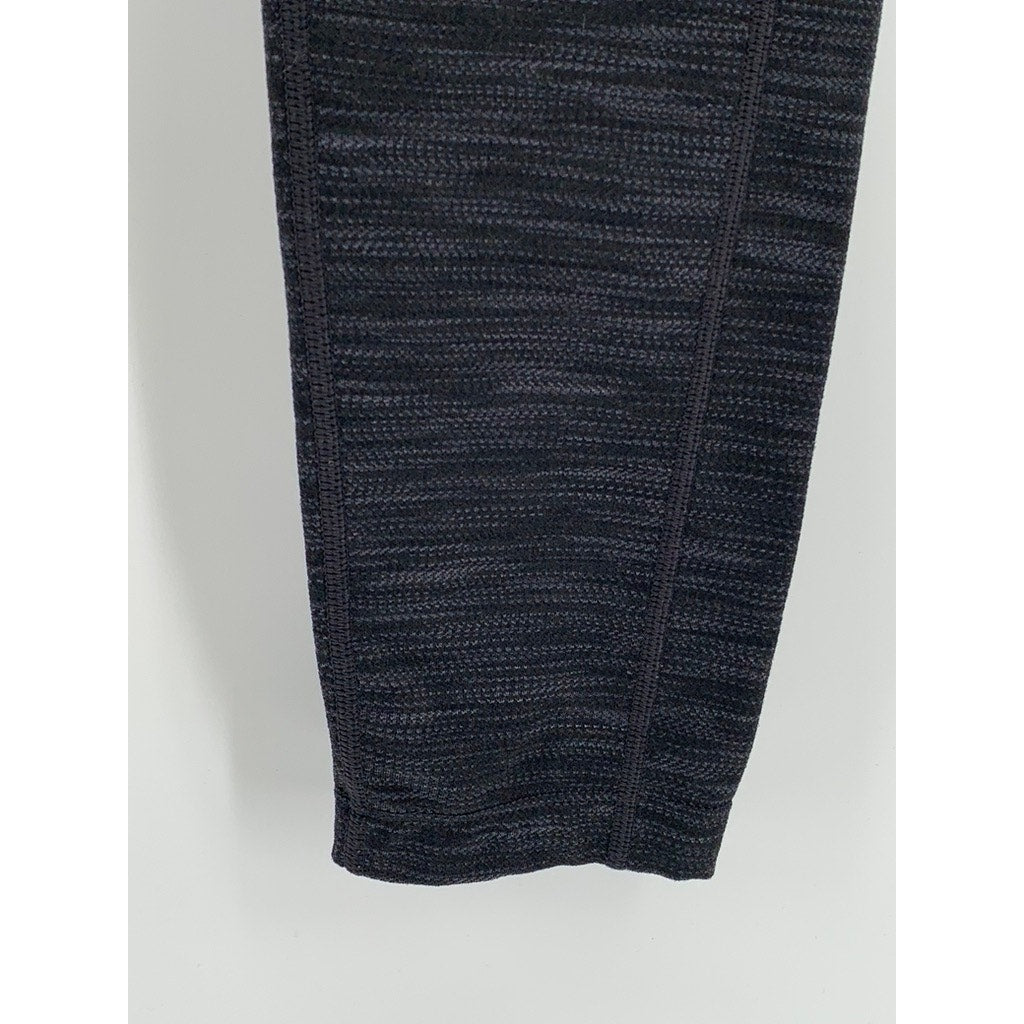 MONDETTA Women's Charcoal Printed Performance Luxury Leggings SZ M