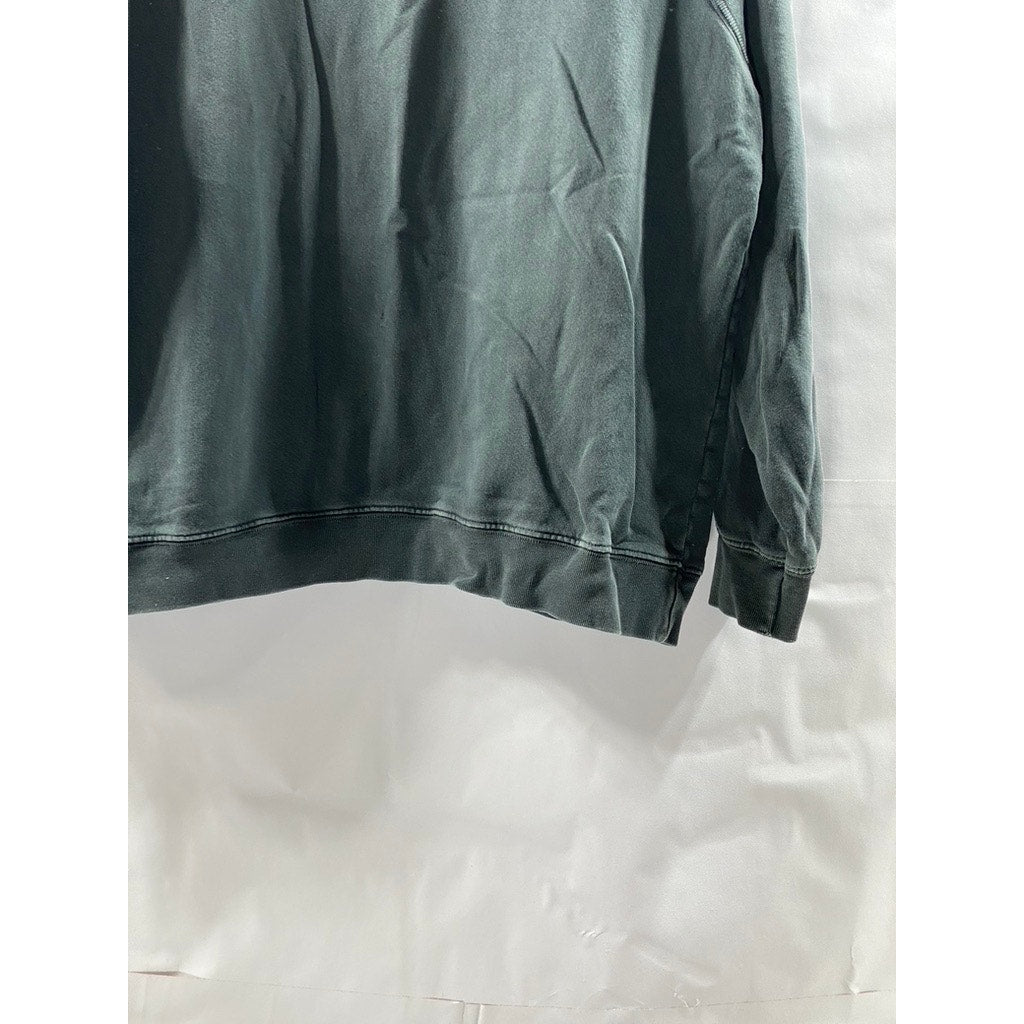 FREE PEOPLE MOVEMENT Women's Washed Gray Crewneck Long Sleeve Sweatshirt SZ S