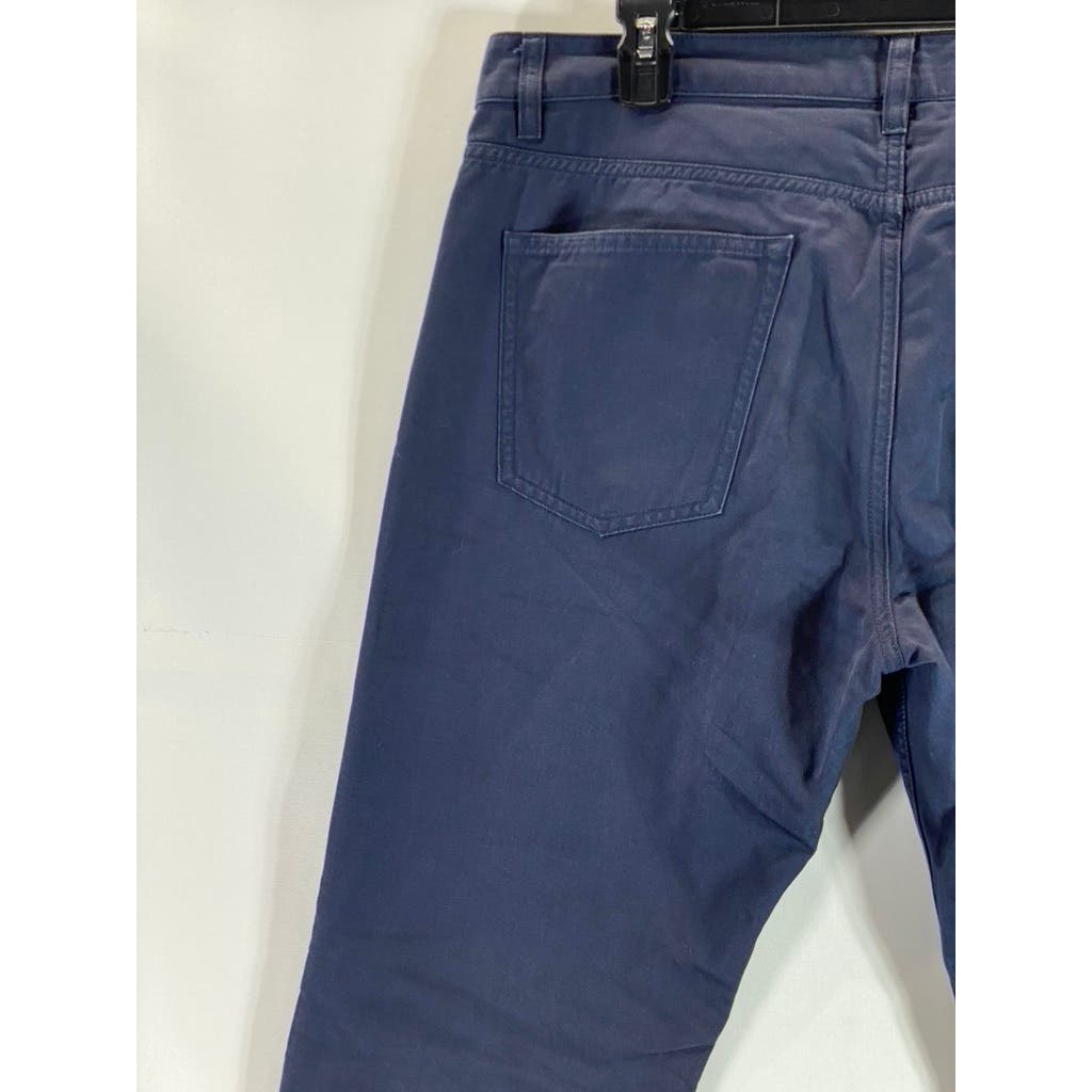 THEORY Men's Navy Haydin Slim-Straight Fit Five-Pocket Pants SZ 34