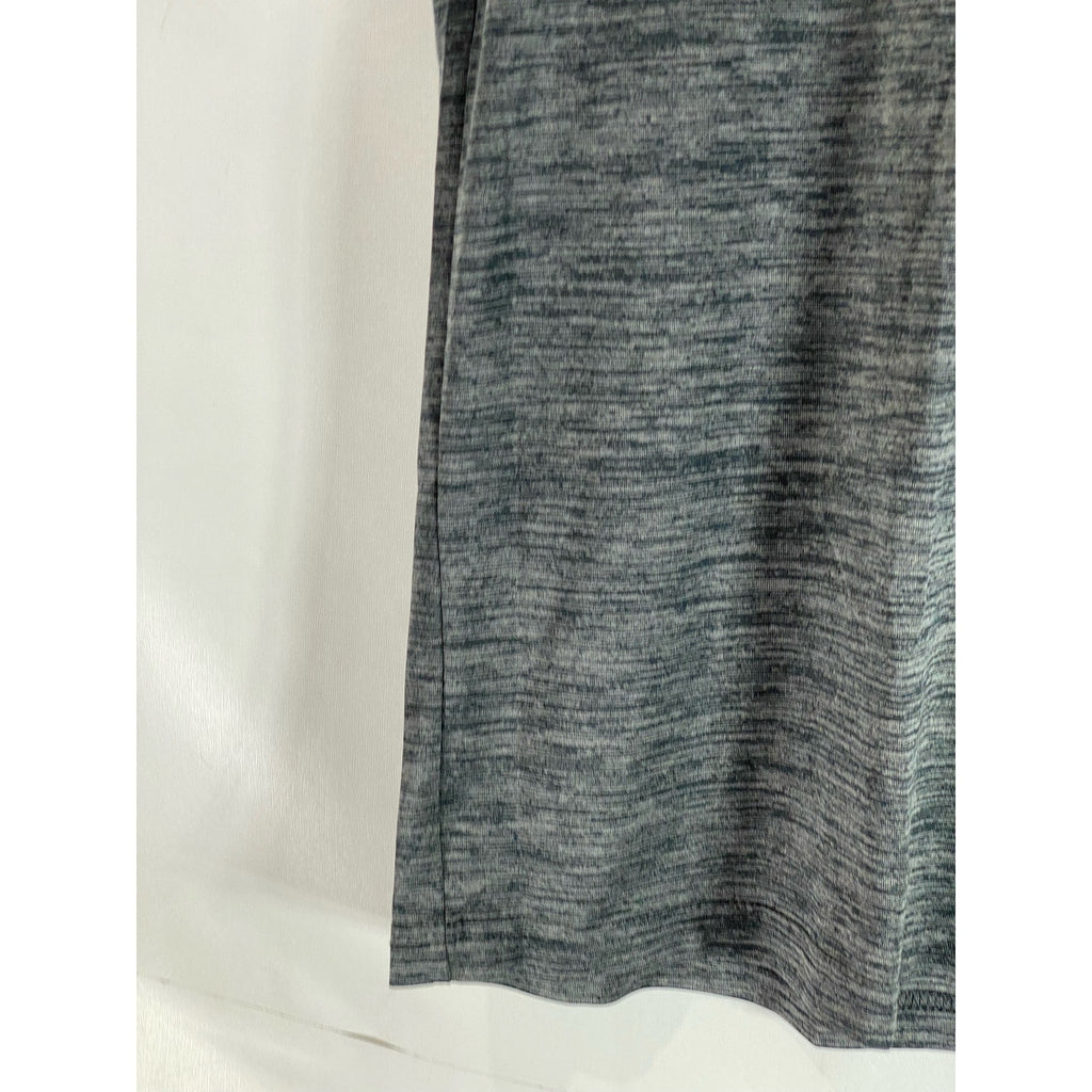 REEBOK Men's Gray Crewneck Welt Pocket Short Sleeve Active T-Shirt SZ M