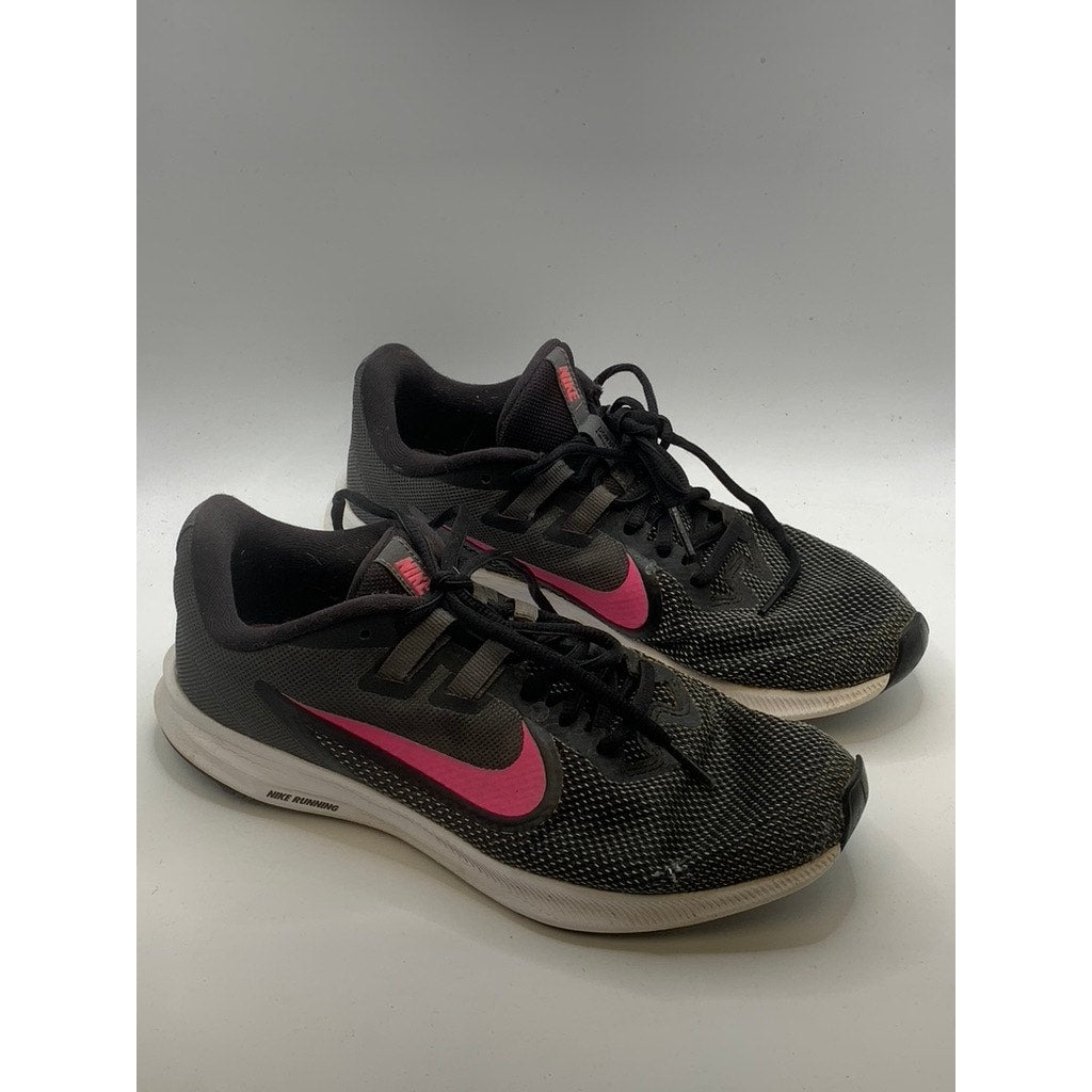 NIKE Women's Black Downshifter 9 Mesh Sneakers SZ 6.5