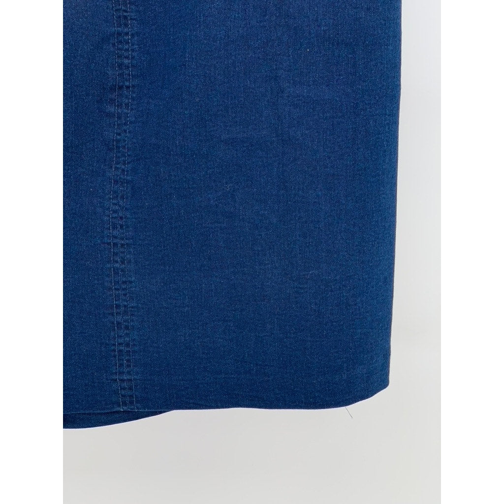 UNBRANDED Women's Dark Blue Denim A-Line Mini Skirt SZ 20