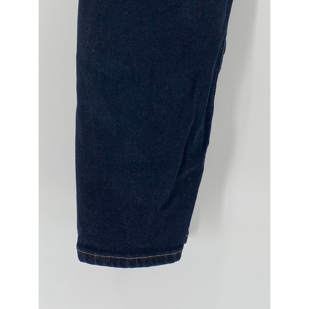 LEVI'S Women's Indigo Blue Denim 724 High-Rise Straight Five-Pocket Jeans SZ 27