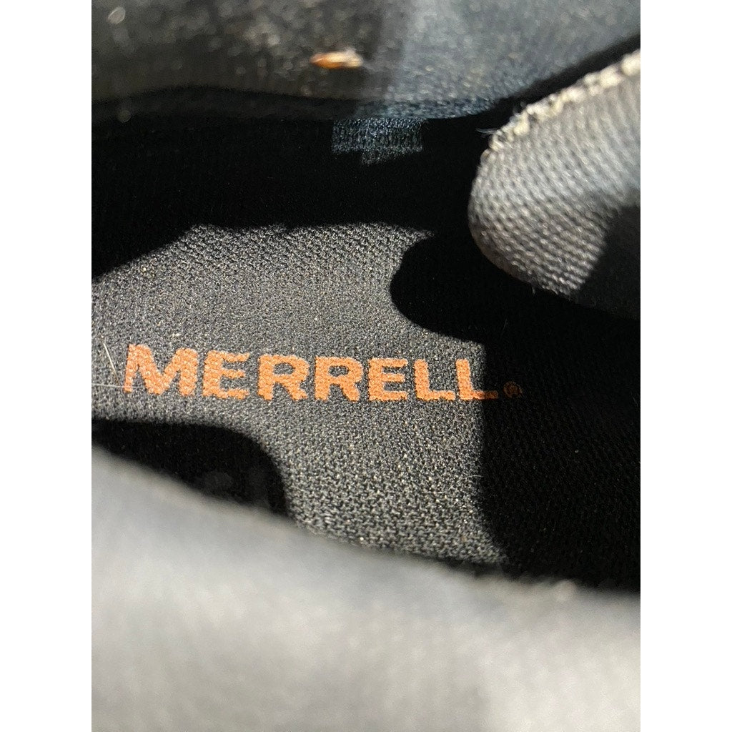 MERRELL Women's Gray Mesh Alverstone Hiking Lace-Up Sneakers