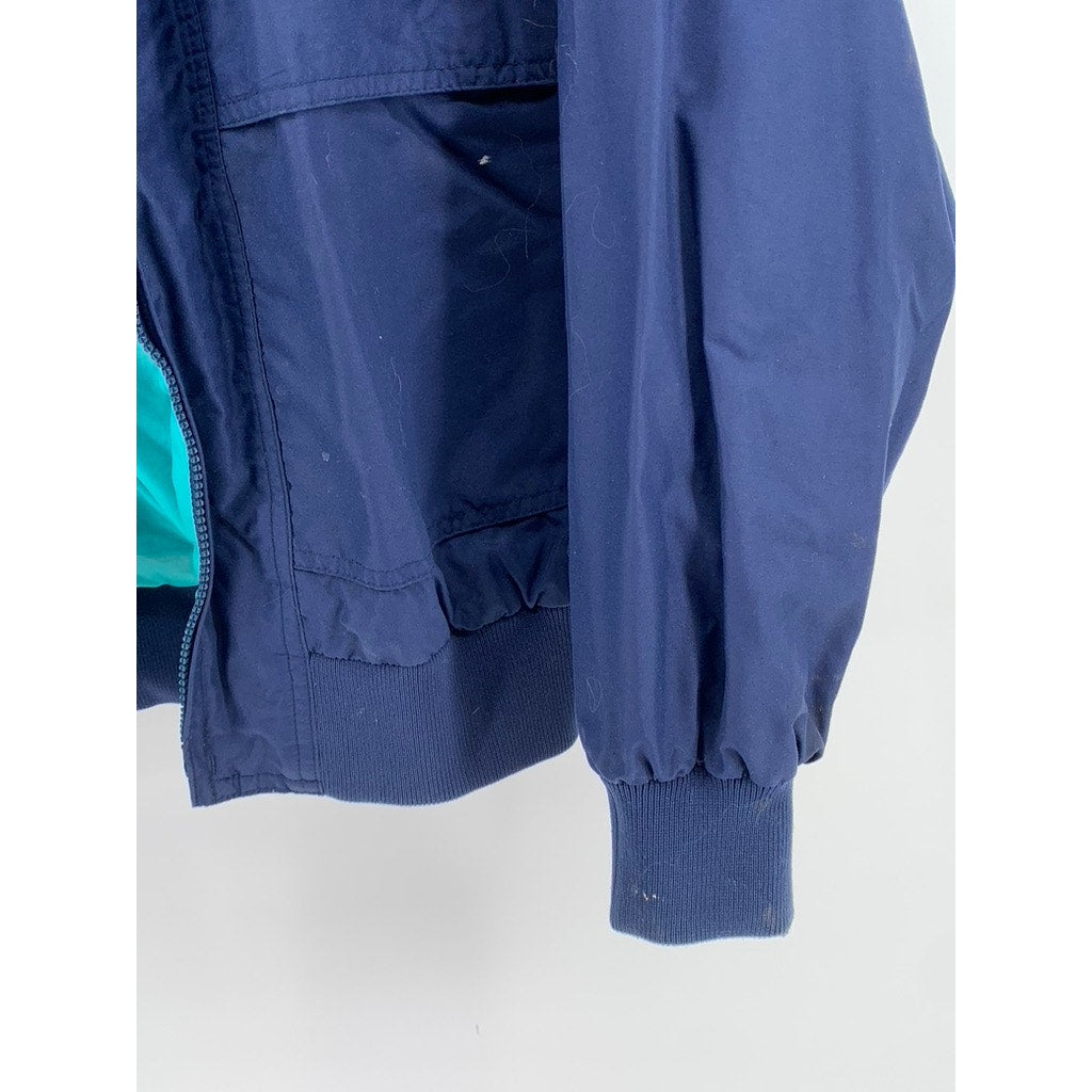 PACIFIC TRAIL Men's Vintage Blue Barrier Cloth Zip-Up Jacket SZ S