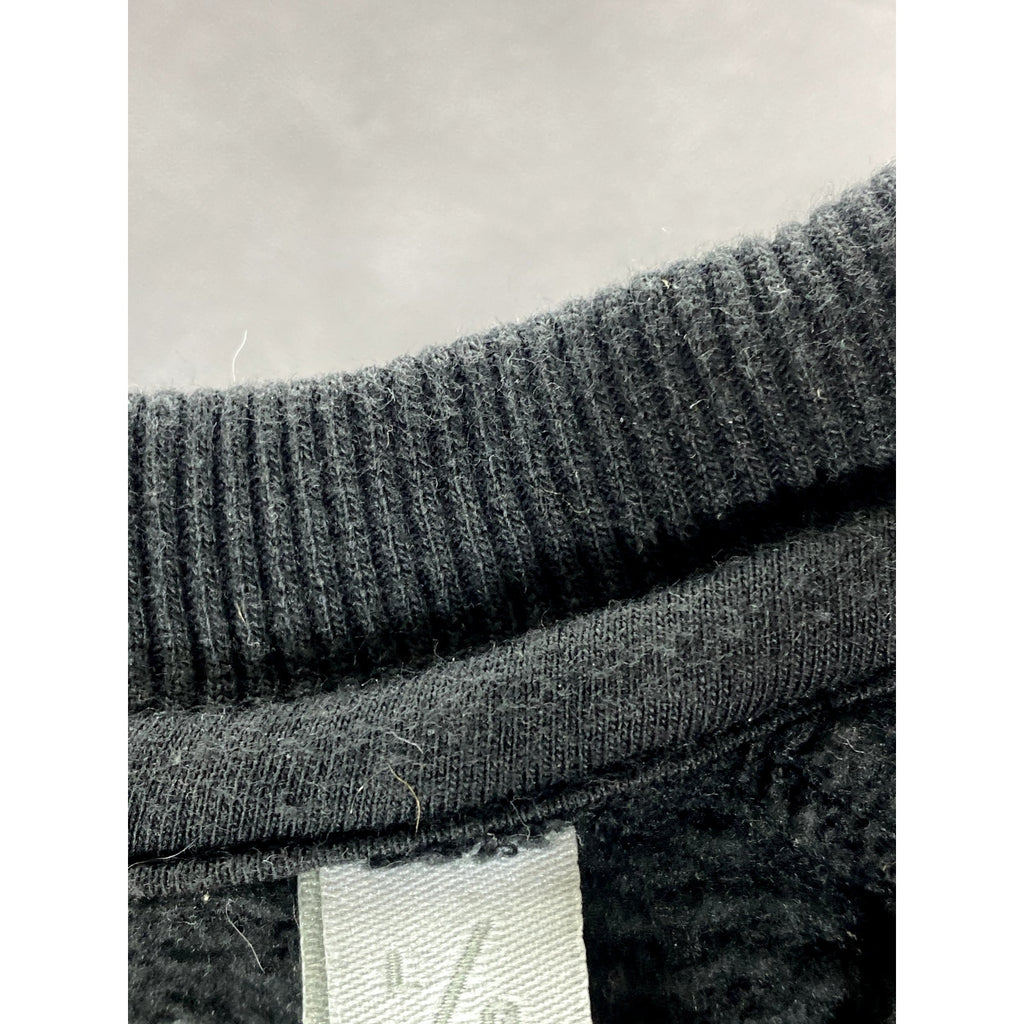 STANDARD/CLOTH Men’s Black Solid Classic Crewneck Pullover Sweatshirt SZ L