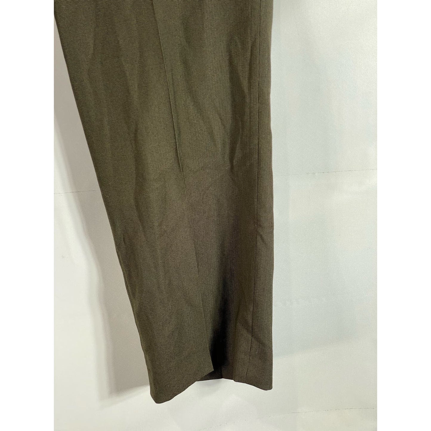 PERRY ELLIS PORTFOLIO Men's Brown Classic-Fit Flex Stretch Dress Pant SZ 36X32