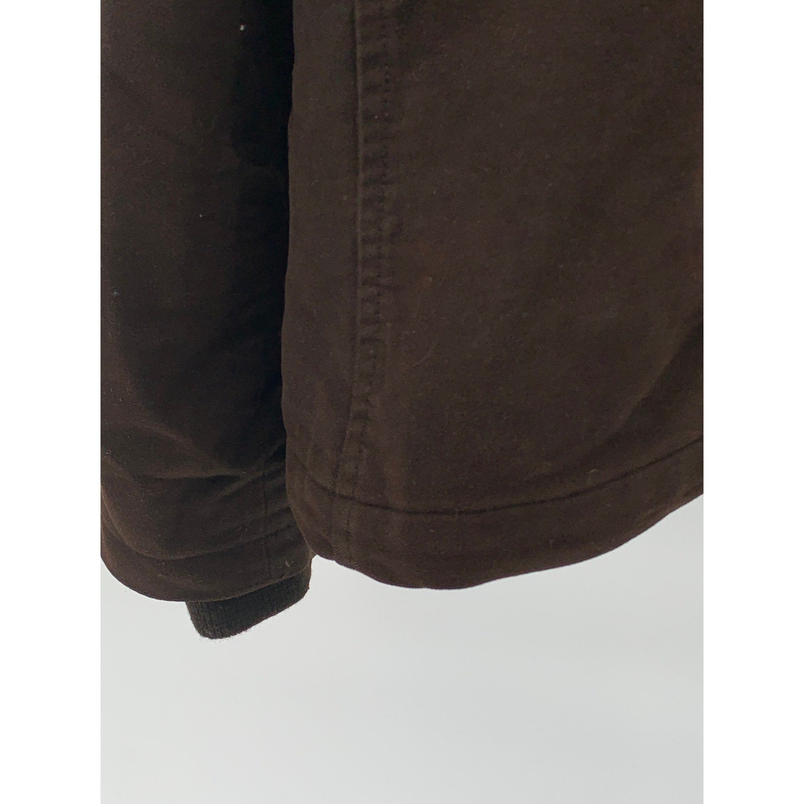ZARA Men's Brown Zip-Up Stand Collar Military Long Sleeve Jacket SZ XL