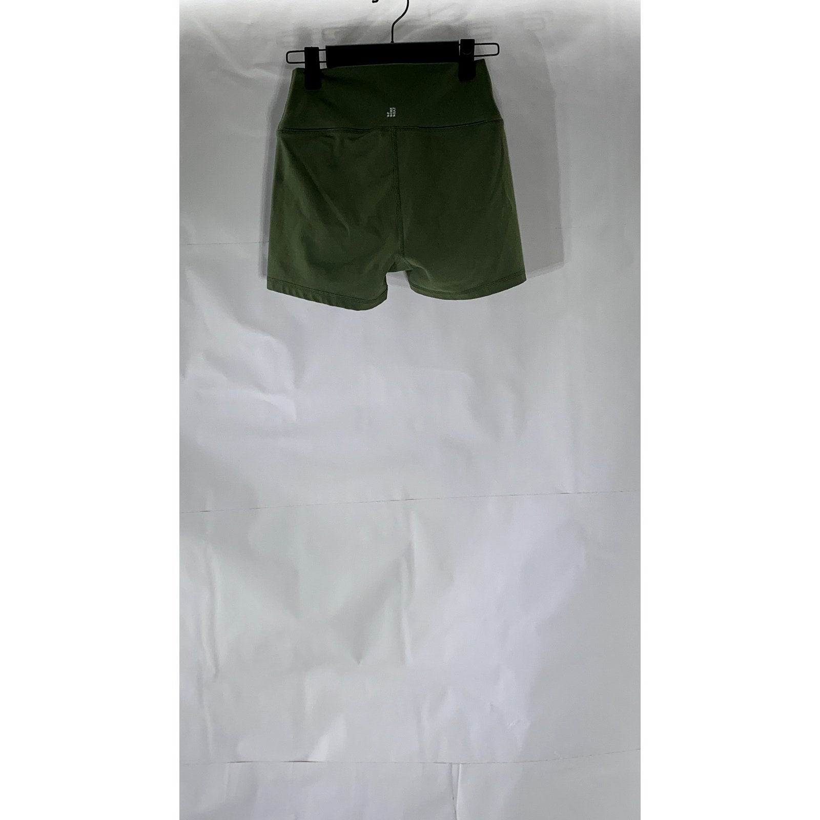 WEWOREWHAT Women's Army Green Solid Pull-On Casual Biker Shorts SZ S