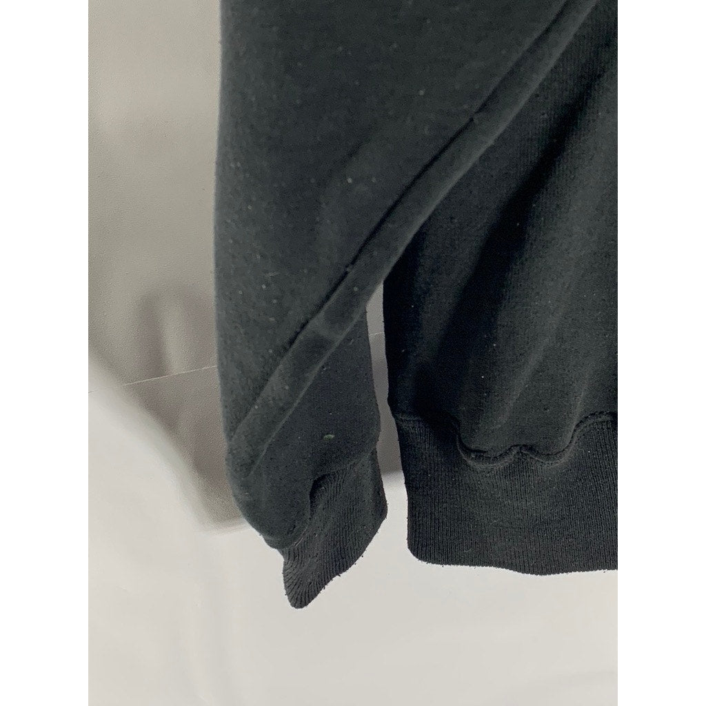 HANES ACTIVEWEAR Women's Vintage Black Wolf Moon Graphic Crewneck Sweatshirt SZM