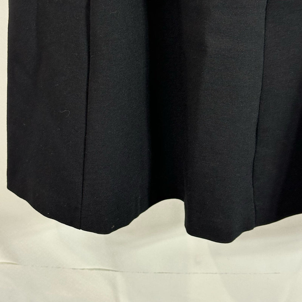 BODEN Women's Black Selena Long Lace Sleeve Fit & Flare Knee-Length Dress SZ 8L