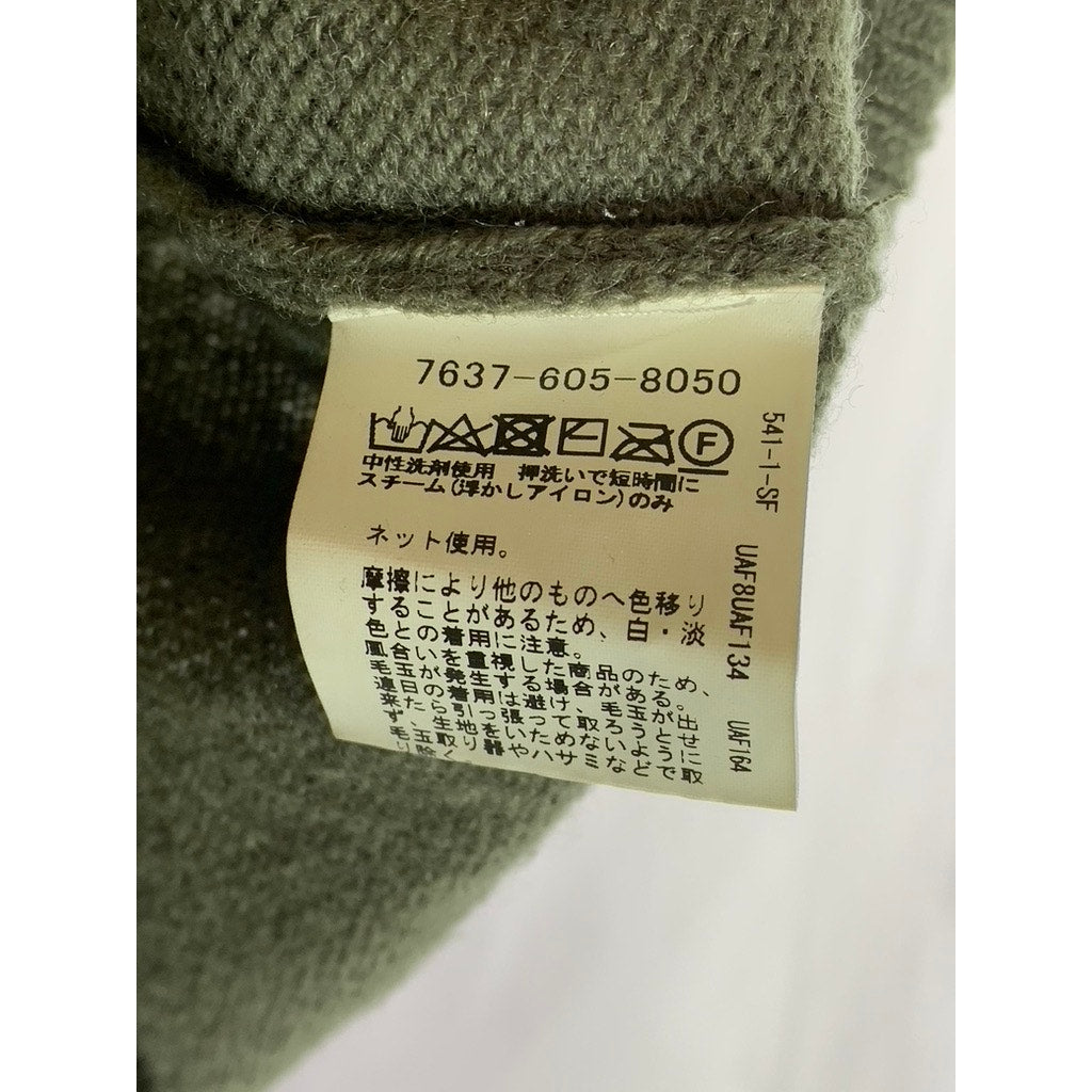 COEN Enjoy Easy Chic Women's Army Green Three-Button Lambswool Cardigan SZ OS