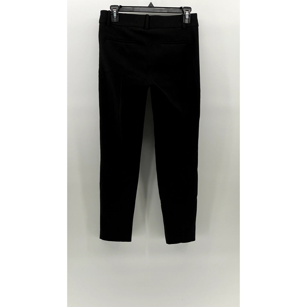 J.CREW Women's Black Solid 365 Cameron Skinny Leg Ankle Pant SZ 0