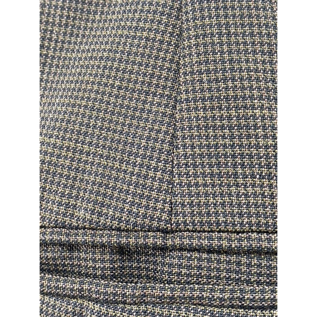 POLO UNIVERSITY CLUB BY RALPH LAUREN Men's Brown Houndstooth Cuffed Pants SZ 36