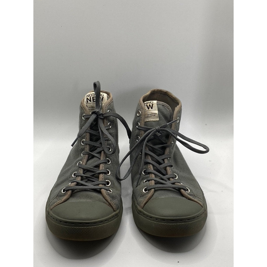NOTHING NEW Women's Forest Green Classic High-Top Round-Toe Lace-Up Sneakers SZ8