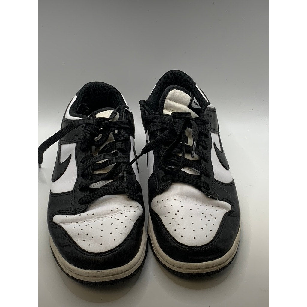 NIKE Men's Black-White Dunk Low-Top Sneakers SZ 9