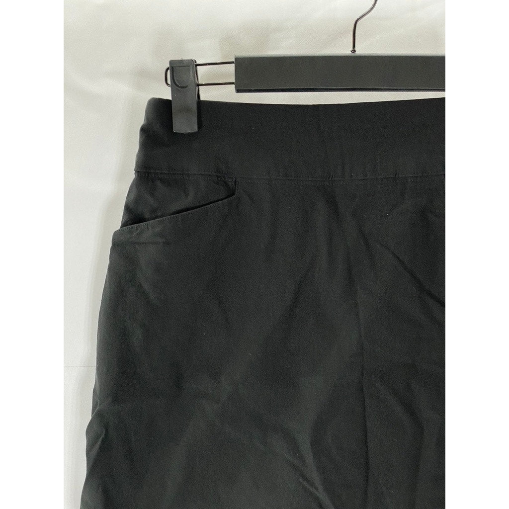 LADY HAGEN Women's Black Solid Pull-On Mini Sport Skort SZ 0
