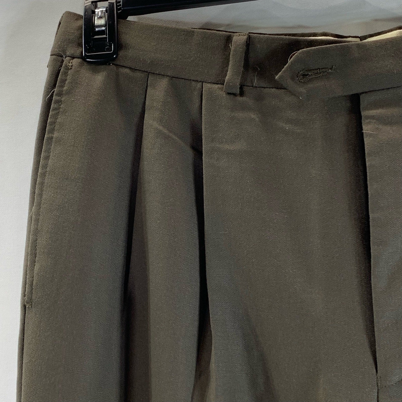 LAUREN RALPH LAUREN Men's Brown Two-Button Wool Suit SZ 44R/34X30