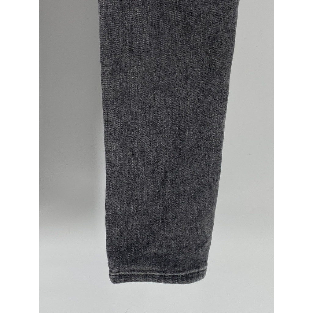 UNIQLO JEANS Women's Black Denim Ultra-Stretch High-Rise Skinny-Leg Jeans SZ 26