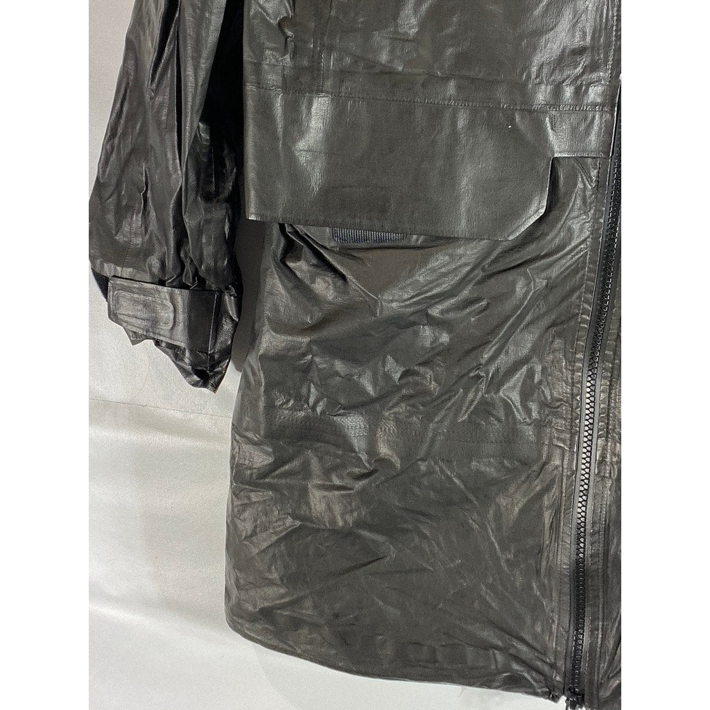 CANADA GOOSE Women's Black Earth Waterproof Nomad Lightweight Rain Jacket SZ S