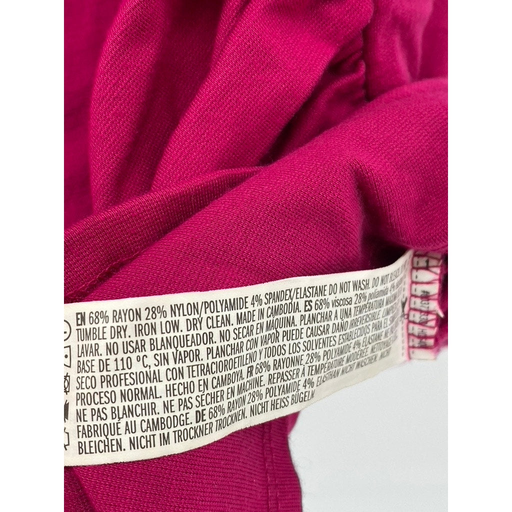 FOREVER 21 Women's Fuchsia Bodycon Mini Dress SZ S