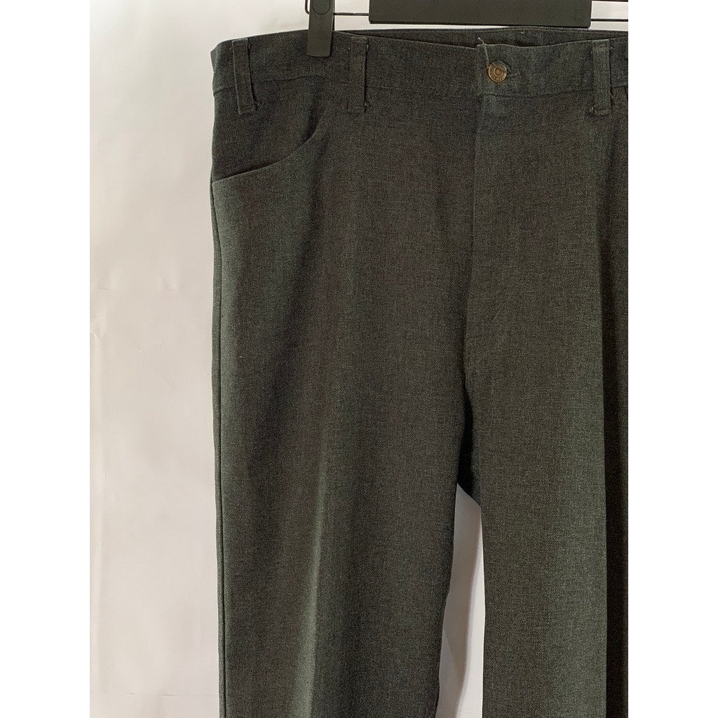 LEVI'S Men's Charcoal Gray Straight-Leg Four-Pocket Pants 40x30