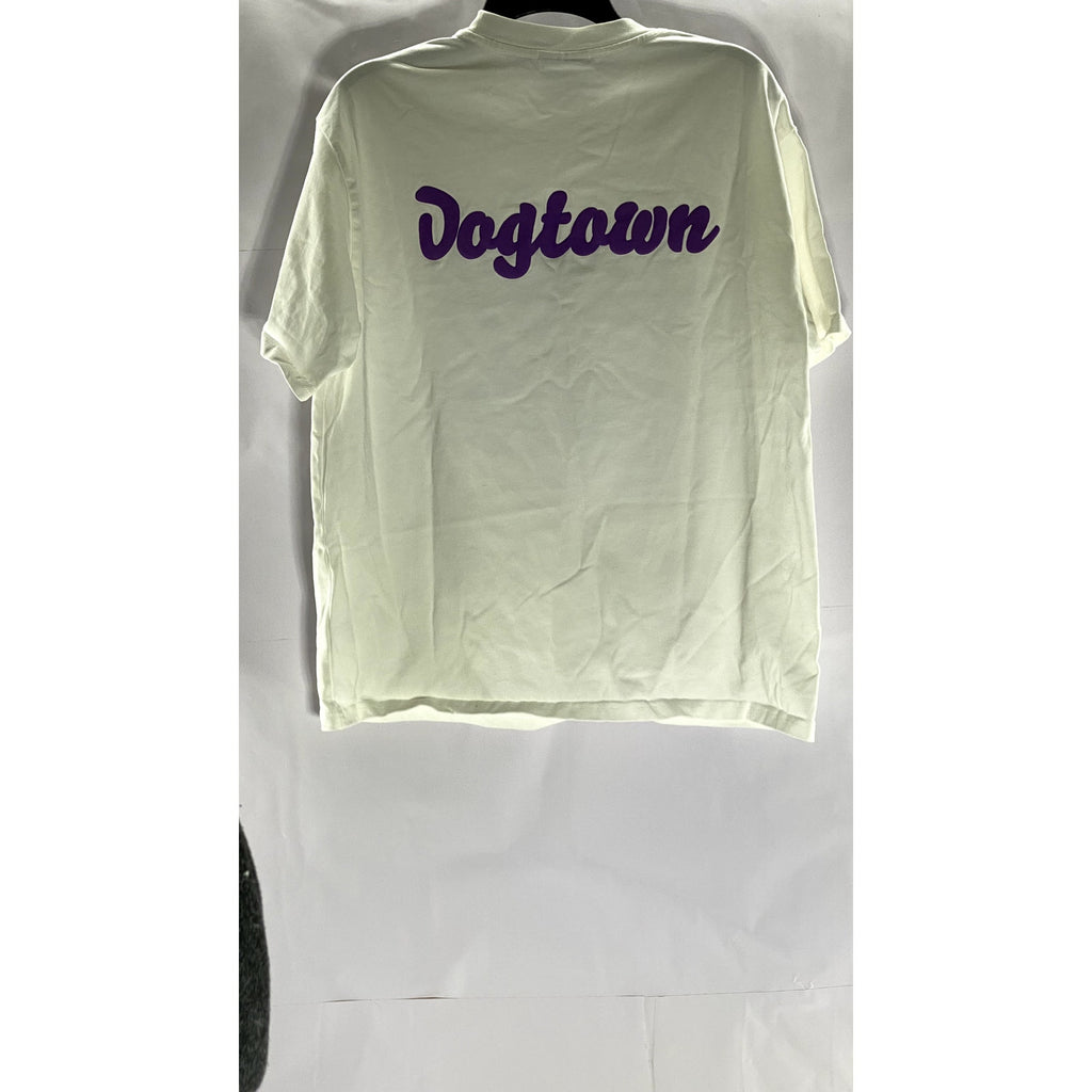 DOGTOWN Women's White Lebron James Lakers Graphic Short Sleeve T-Shirt SZ XXS