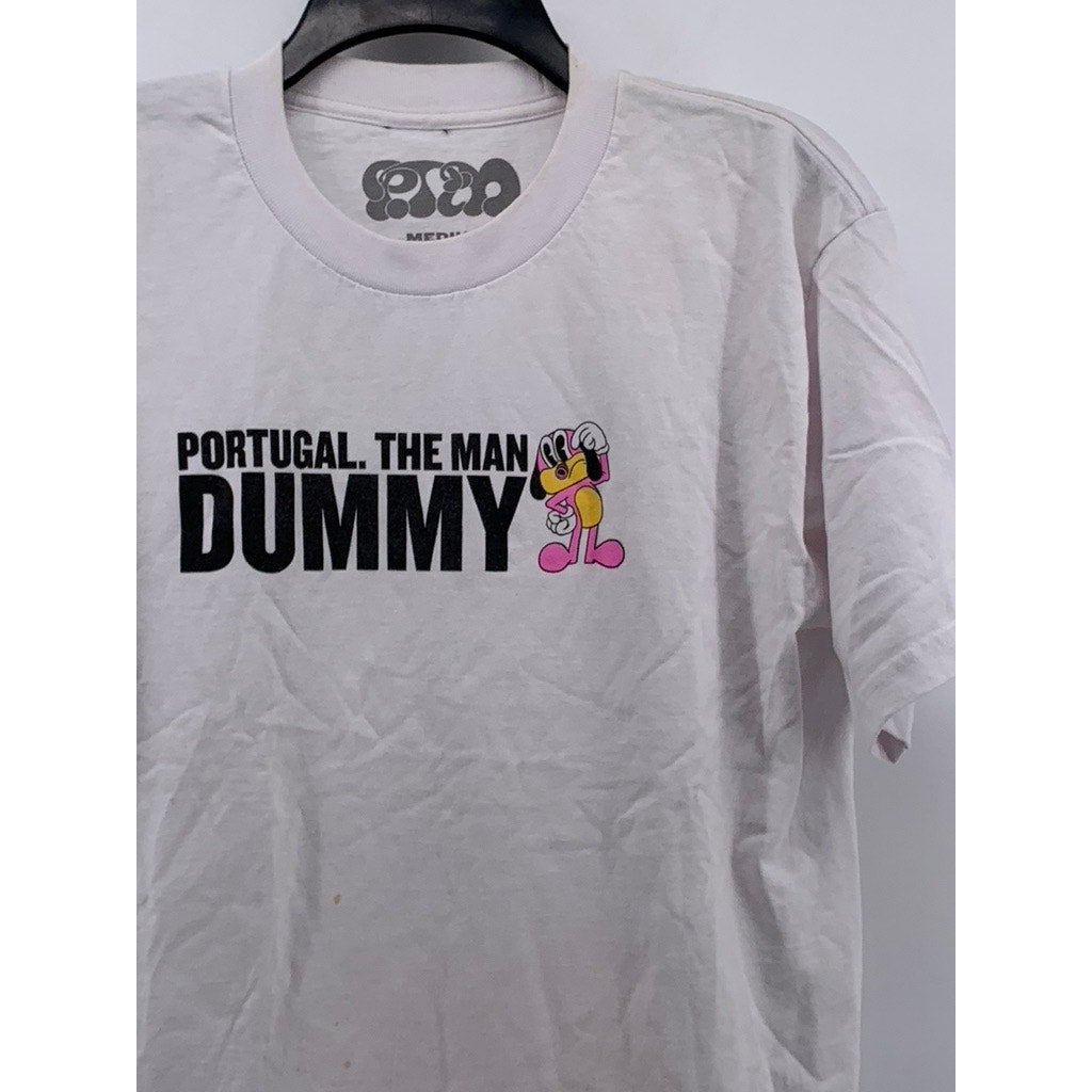 Men's White Portugal The Man Dummy Graphic T-Shirt SZ M