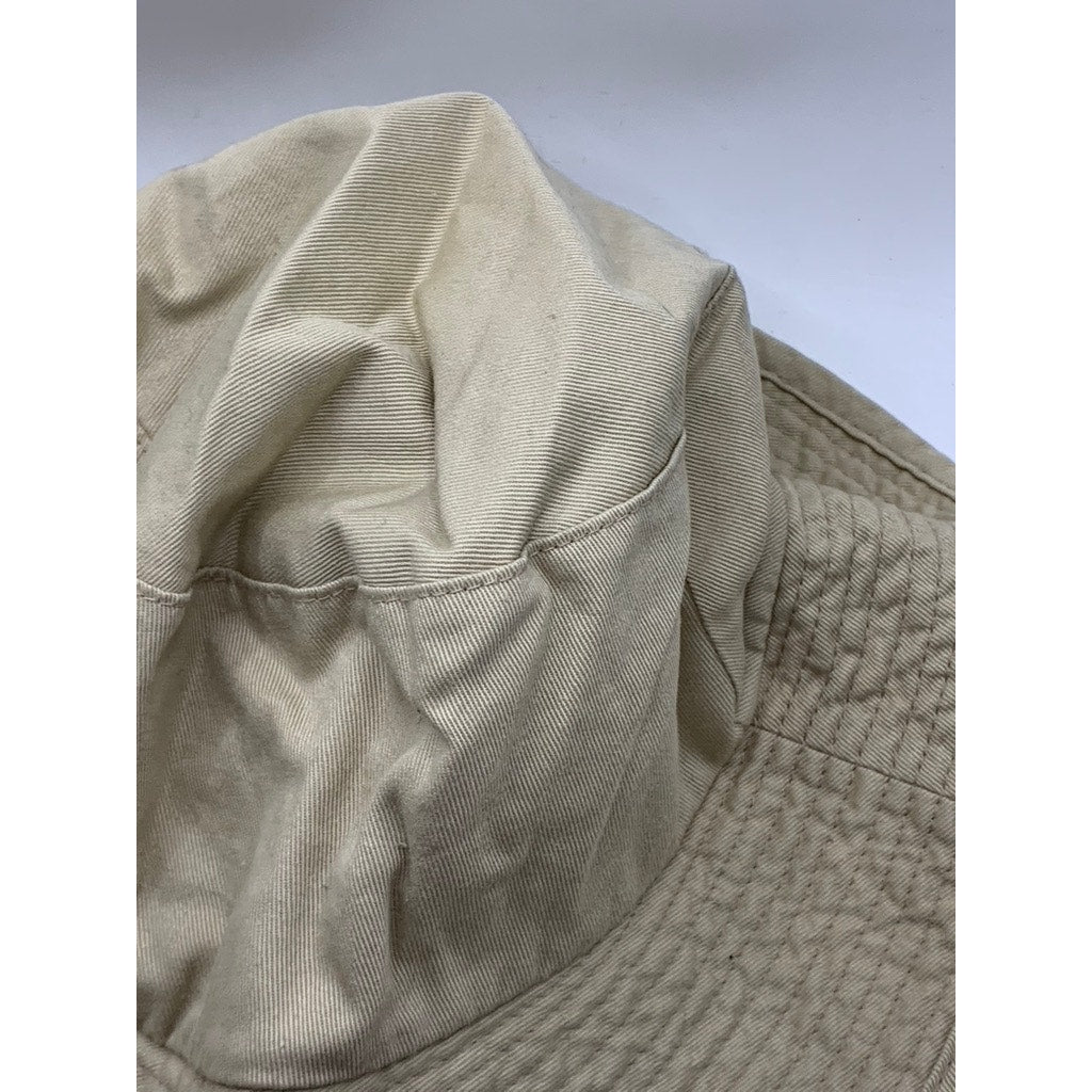 UNBRANDED Unisex Beige Wide-Brim Sun Hat