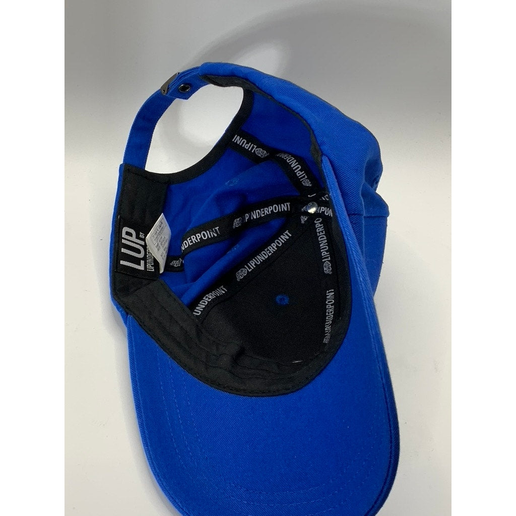 LUP BY LIPUNDERPOINT Men's Dark Blue Embroidered Walt Disney Logo Baseball Hat