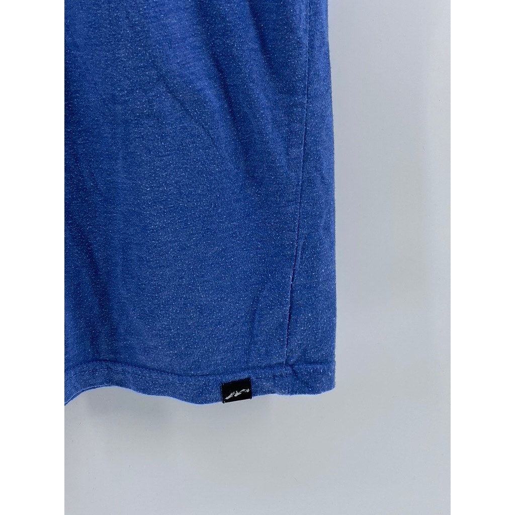 TECHSTYLES Men's Blue Maui, Hawaii Crewneck Short Sleeve Casual T-Shirt SZ M