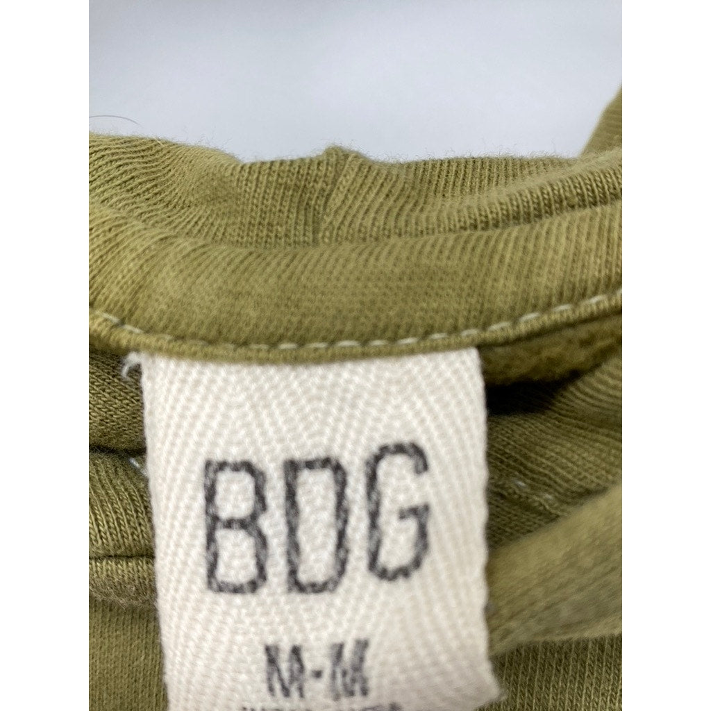 BDG URBAN OUTFITTERS Women's Olive Green Hooded Sweatshirt SZ M