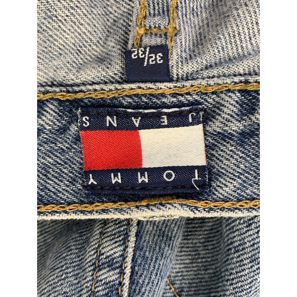 TOMMY HILFIGER Distressed Vintage Relaxed-Leg Jeans SZ 32