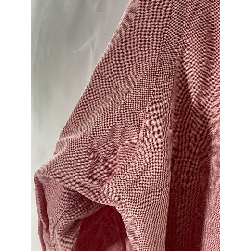 RALPH LAUREN Men's Red Regular-Fit Button-Up Cotton Long Sleeve Shirt SZ XL