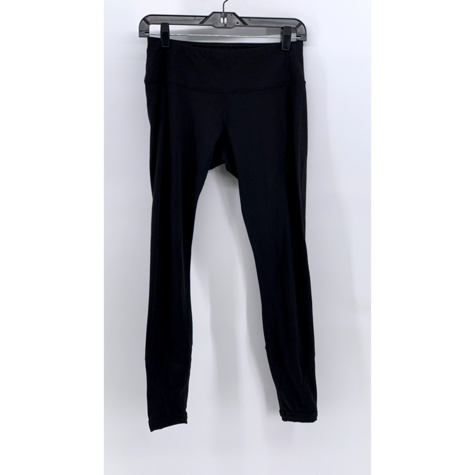 YOGALICIOUS Women's Black Cutout Hem Leggings SZ S
