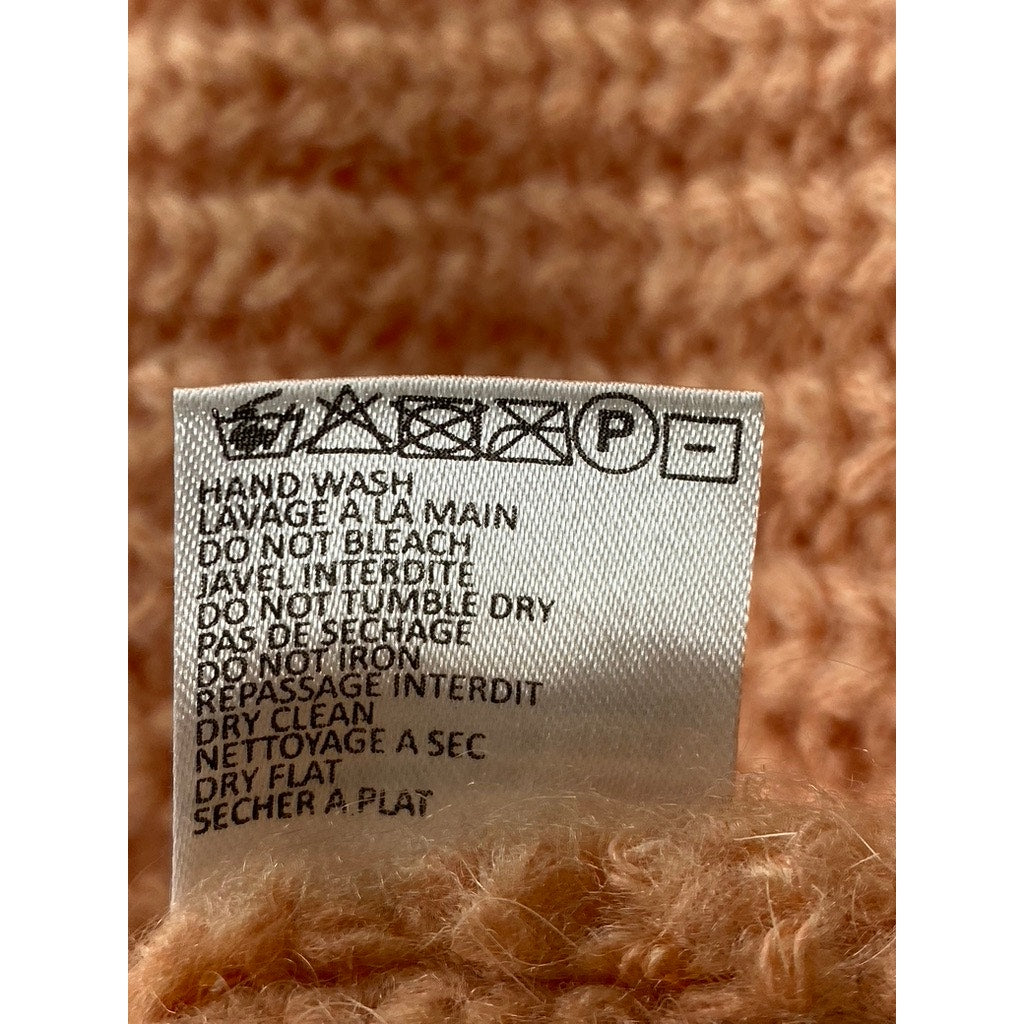 MORLEY Girls' Peach Knit V-Neck Relaxed Fit Button-Up Cardigan SZ 10