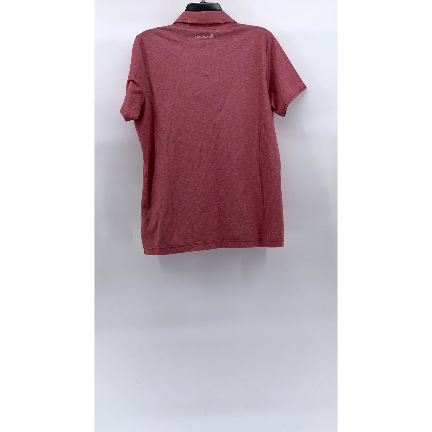 TRAVIS MATHEW Men’s Heather Cardinal She Classy Short Sleeve Polo SZ L