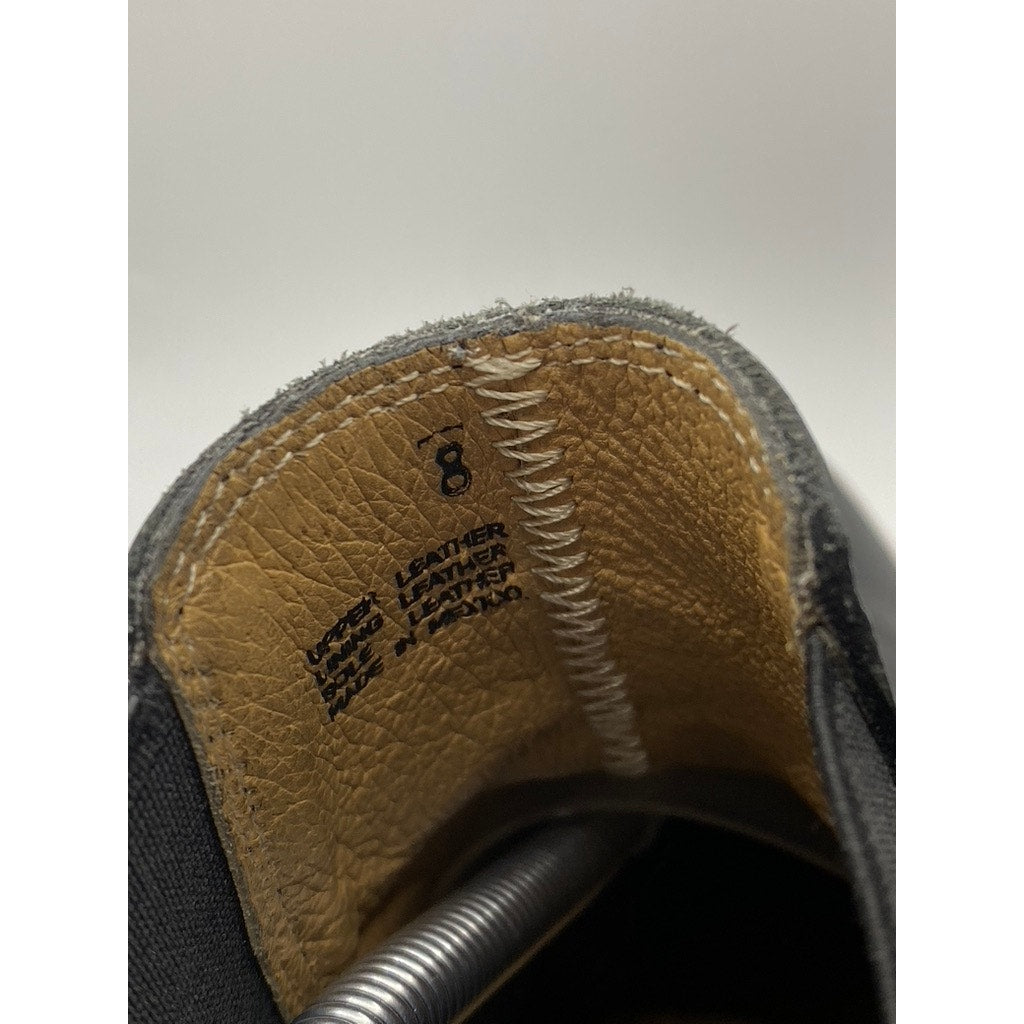 SUTRO FOOTWEAR Women's Black Leather Ortega Round-Toe Ankle Chelsea Boots SZ 8