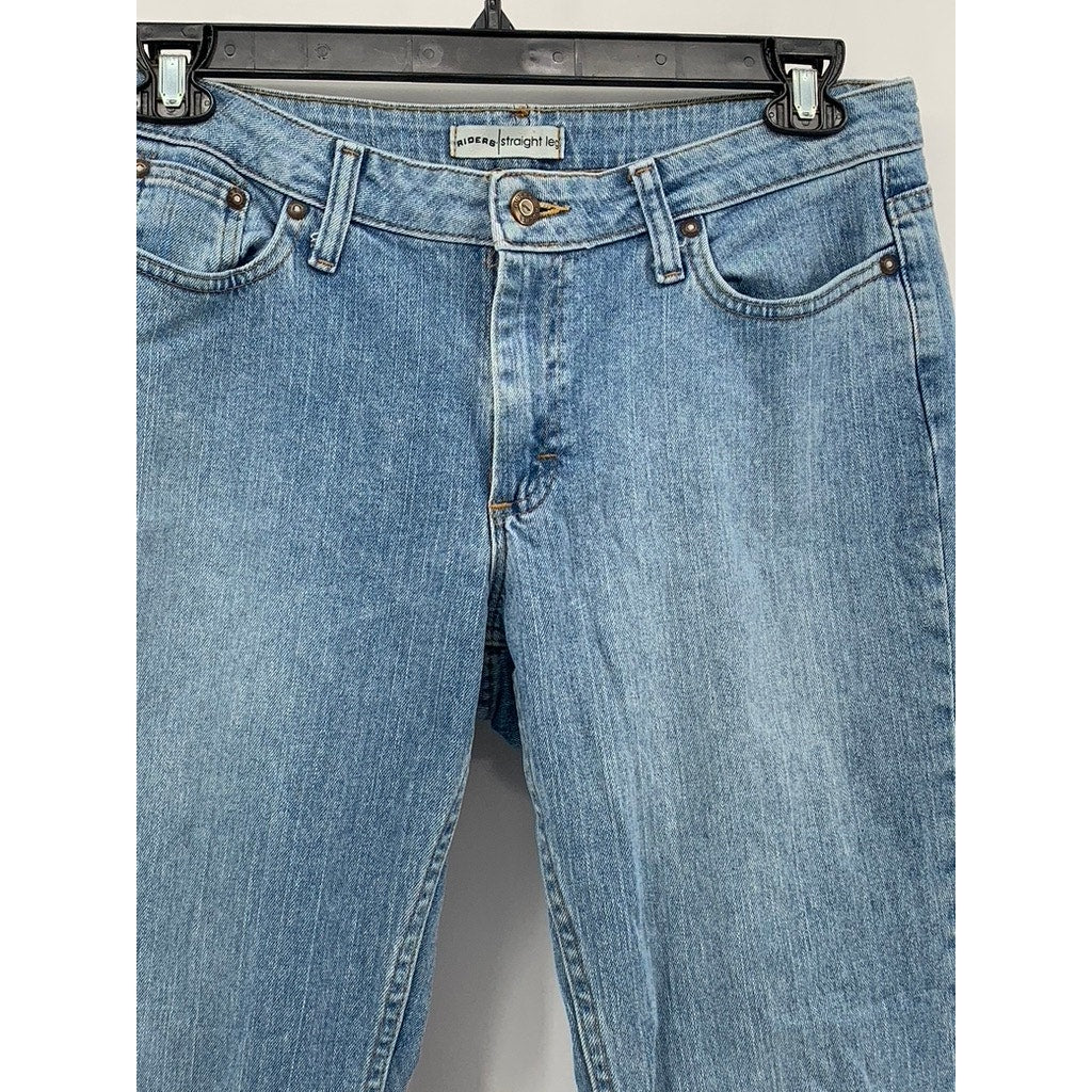 RIDERS Women's Blue Vintage Denim Straight Leg Jeans SZ 12M